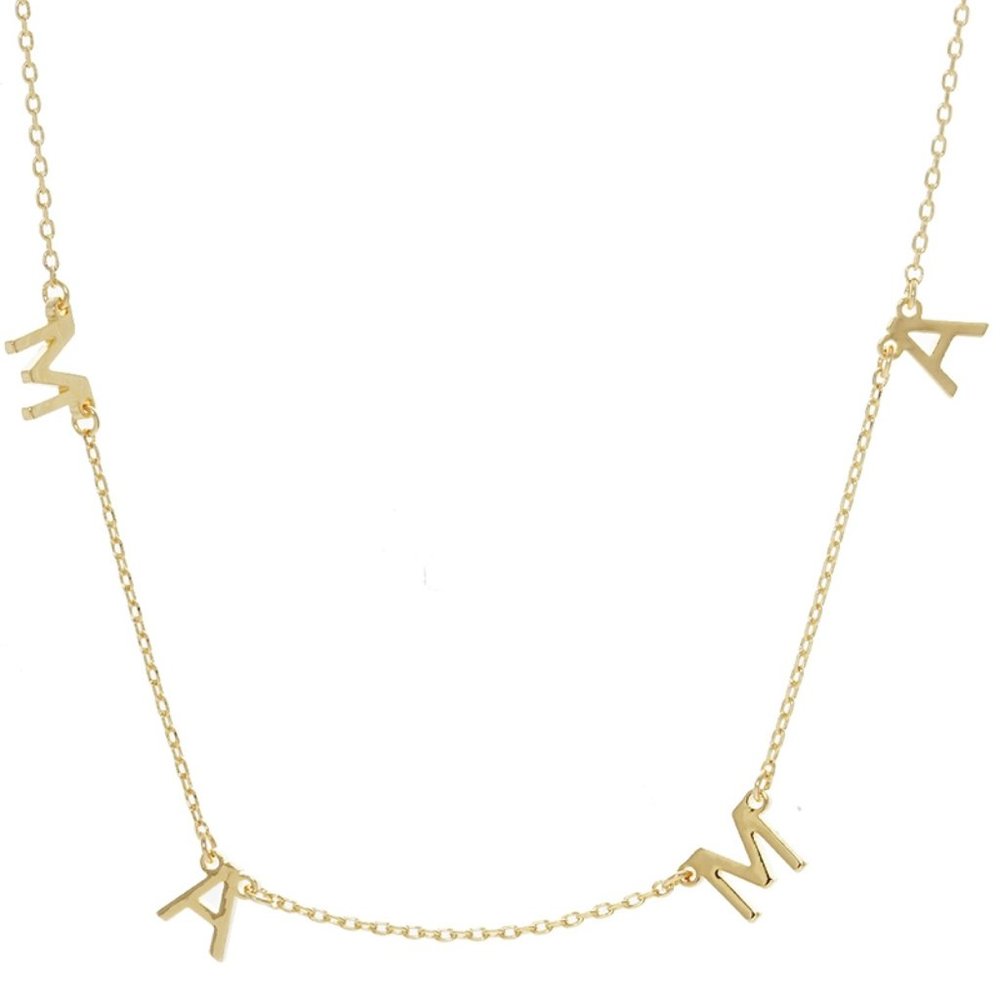 Gold MAMA Necklace